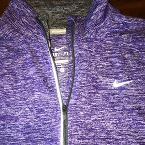 Dri-Fit Nike Purple 3/4 Zip
